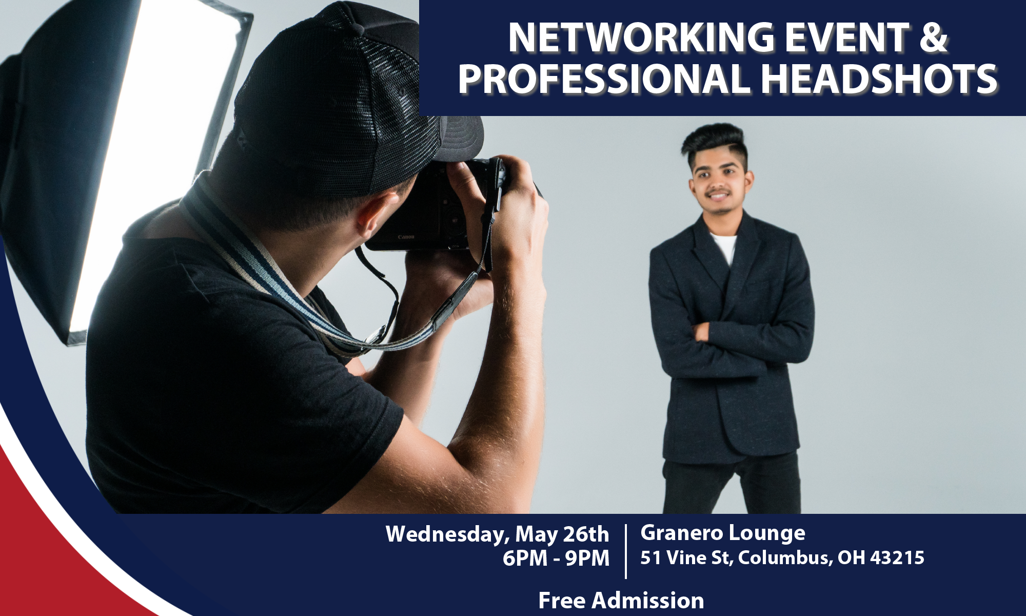 Networking Event & Complimentary Professional Headshots | HCC Event