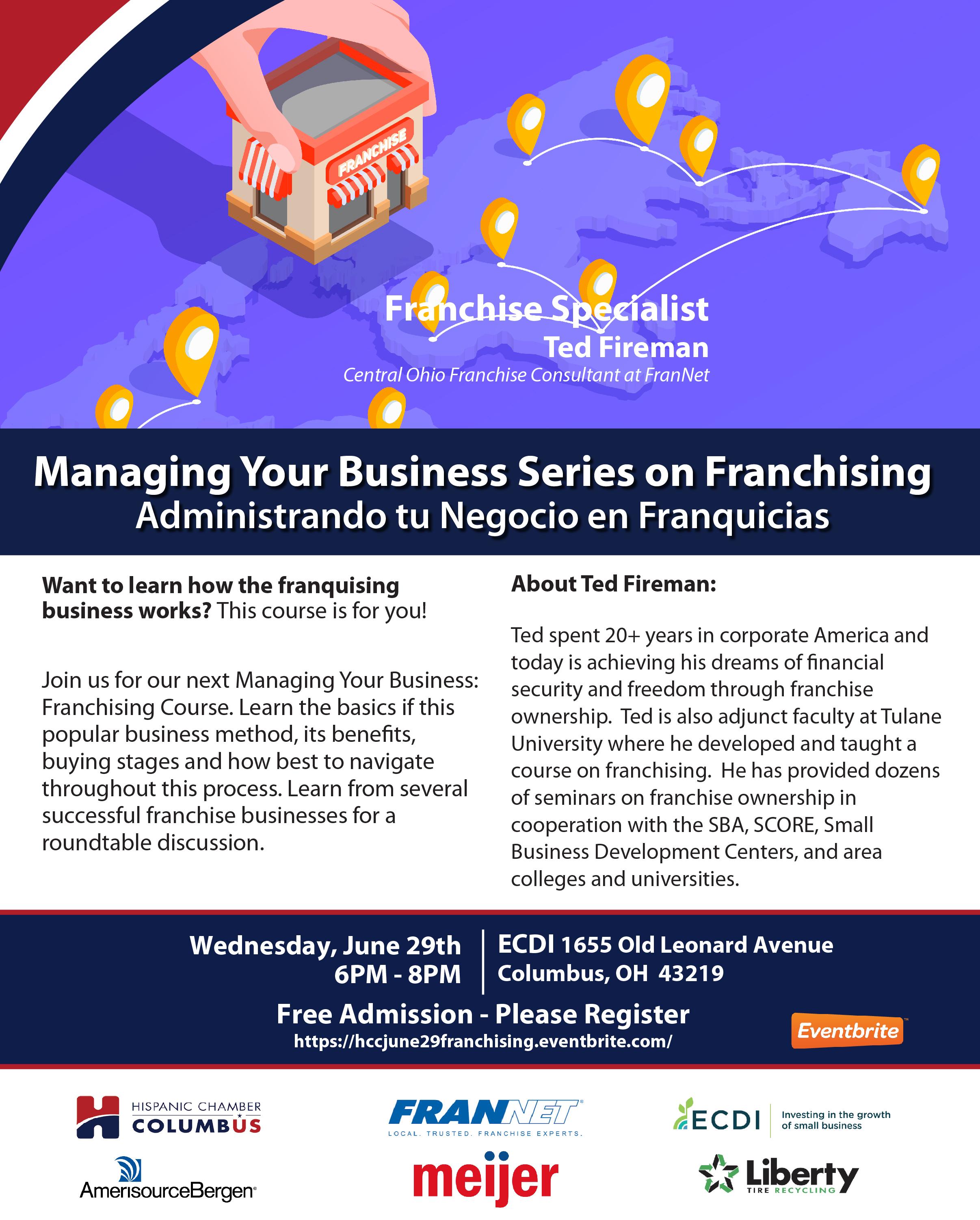 Managing Your Business Series: Franchising | HCC Event